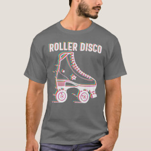 Roller Disco Siebziger 70er Rollschuhfahren lustig T-Shirt