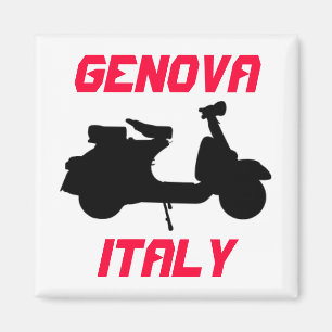 Roller, Genua, Italien Magnet
