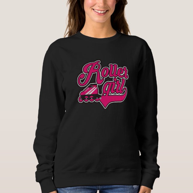 Roller Girl Inline Skates Roller Skating skating s Sweatshirt (Vorderseite)