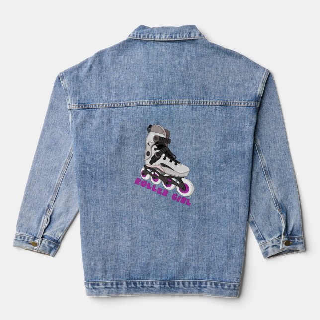 Roller Girl Jeansjacke (Rückseite)