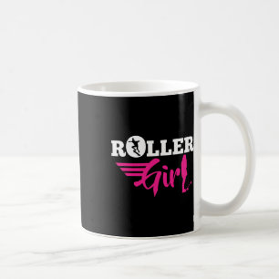 Roller Girl Rollerskateboarderin Skaterin Skateboa Kaffeetasse