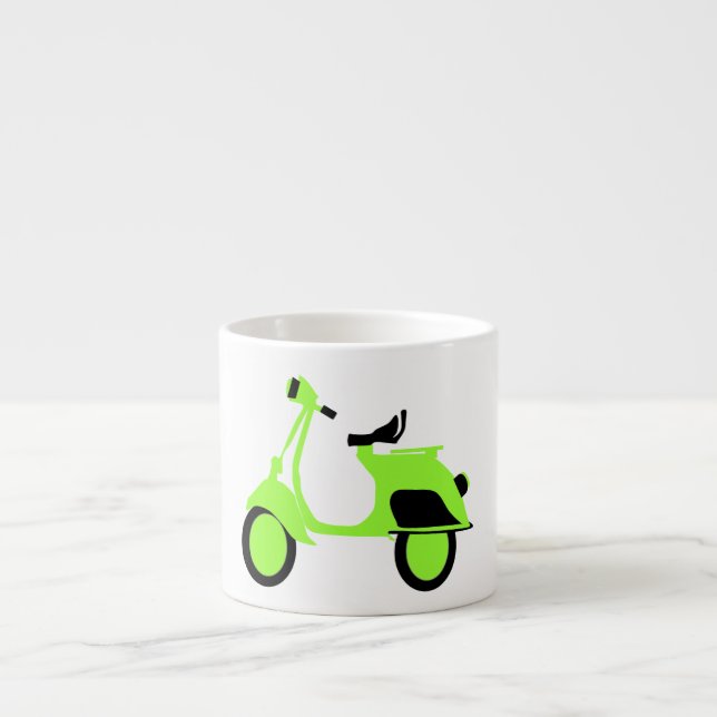 Roller-Grün Espressotasse (Vorderseite)