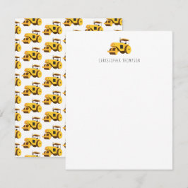 Roller Kids Construction Trucks Children's Mitteilungskarte