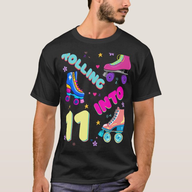 Roller rollen in elf Jahre vor elf Jahren T-Shirt (Vorderseite)