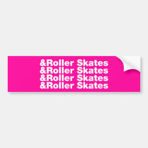 & Roller-Skate Autoaufkleber