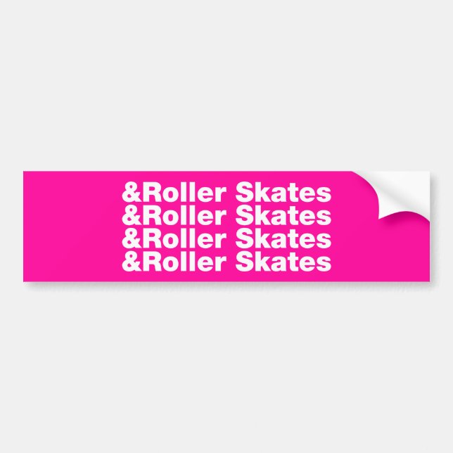 & Roller-Skate Autoaufkleber (Vorne)