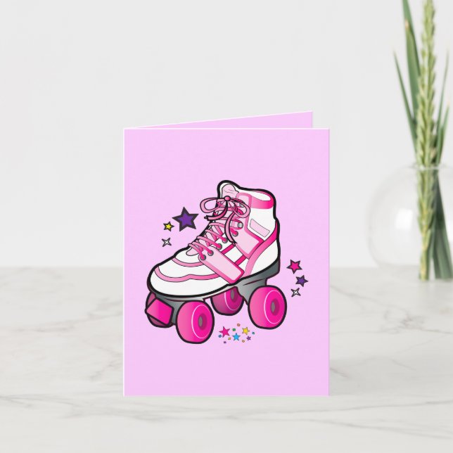 Roller Skate Danke für das Kommen zu Party und Ges (Vorderseite)