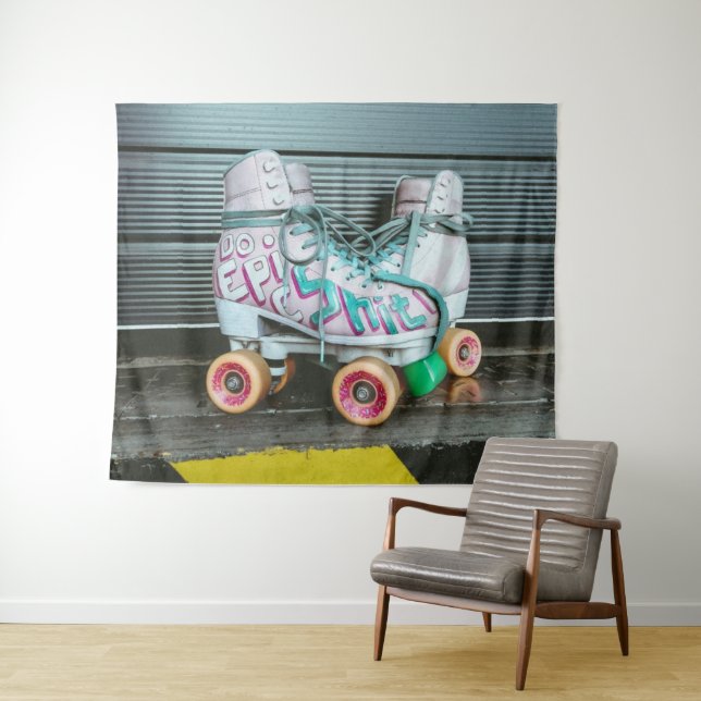 Roller-Skate Epic Wandteppich (Beispiel (Horizontal))
