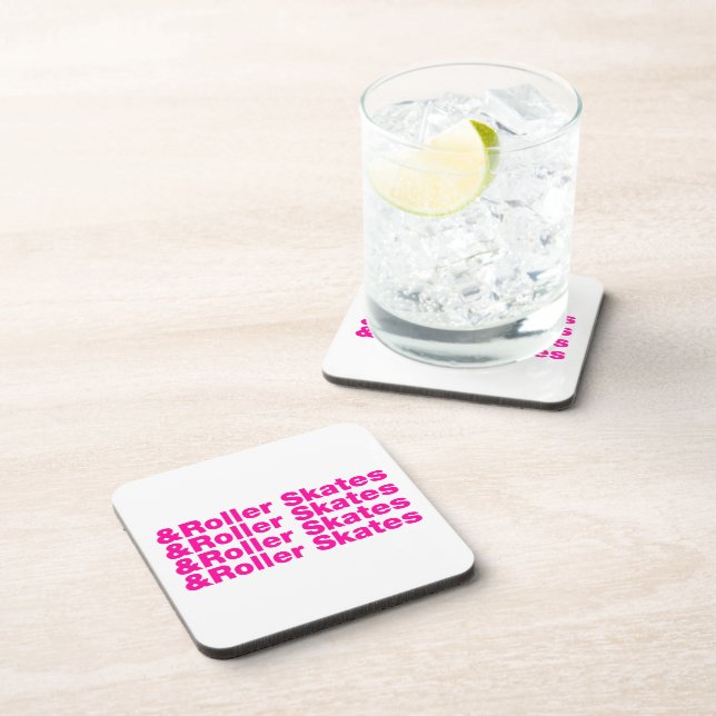 & Roller-Skate Getränkeuntersetzer (Rechte Seite)