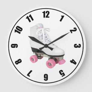 Roller Skate Große Wanduhr