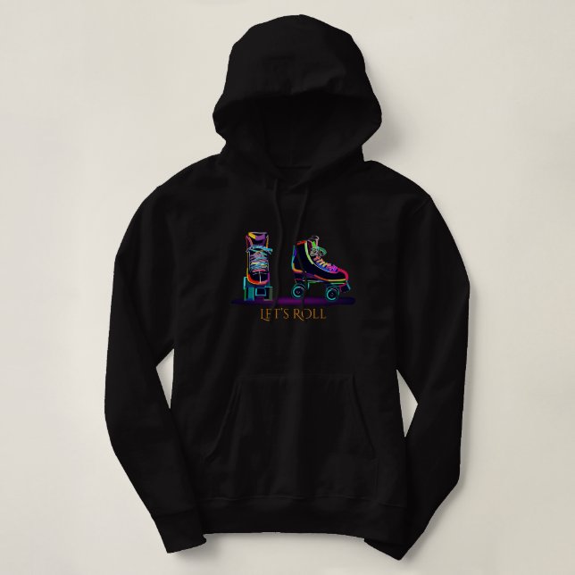 "Roller Skate Hooded Sweatshirt (Design vorne)