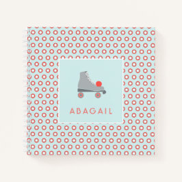 Roller Skate - Korallen Notizbuch