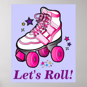 Roller Skate: Lasst uns rollen! Poster
