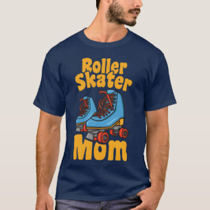 Roller Skate Mutter Familie T-Shirt