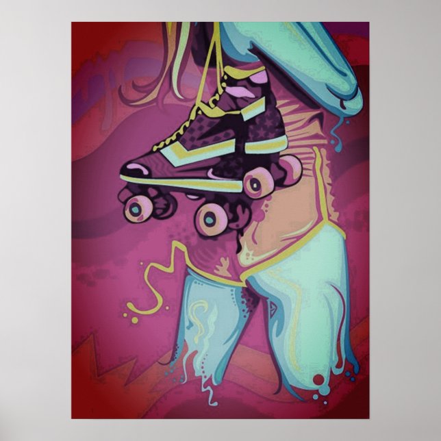 Roller Skate Poster (Vorne)