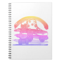 Roller Skate Roll Notebook