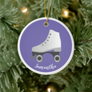 Roller Skate Rollerskating Keramik Ornament