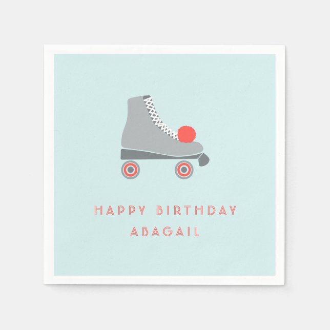 Roller-Skate Serviette (Vorderseite)