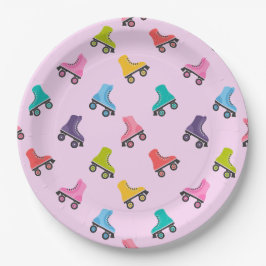 Roller-Skate, Skaten-Design-Papierplatte Pappteller