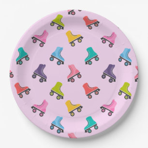 Roller-Skate, Skaten-Design-Papierplatte Pappteller