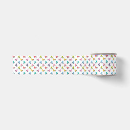 Roller-Skate Skaten-Designleiste Satinband