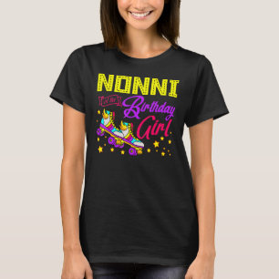 Roller-Skate Skaten Nonni des Geburtstagskranzes B T-Shirt