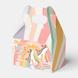 Roller Skate Skaten Retro Party Girl Gable Box Geschenkschachtel