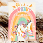 Roller Skate Skating Retro Groovy Birthday Party I Einladung<br><div class="desc">♥ A cute and fun roller skate invitation! Retro Roller Skate Theme.</div>