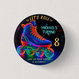 Roller-Skate, Turning 8 Ballon Button