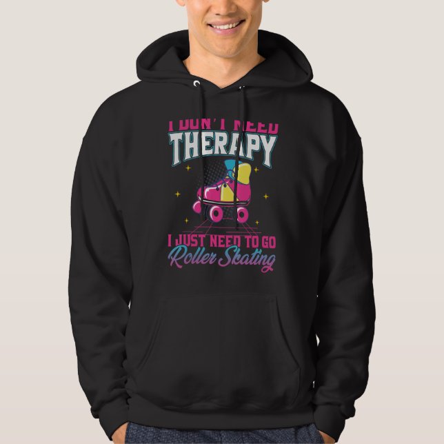 Roller-Skaten für Männer Roller Derby Inline S Hoodie (Vorderseite)