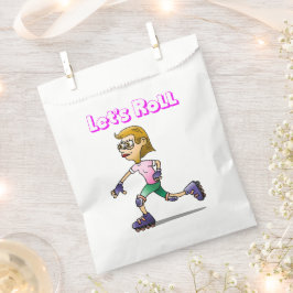 Roller Skaten Girl Geschenktütchen