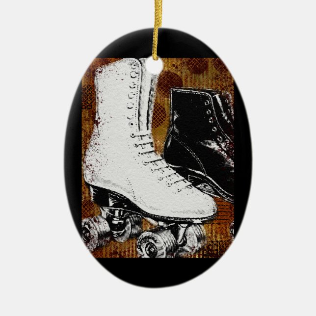 Roller Skaten Ornament - Vintage Skate (Vorne)