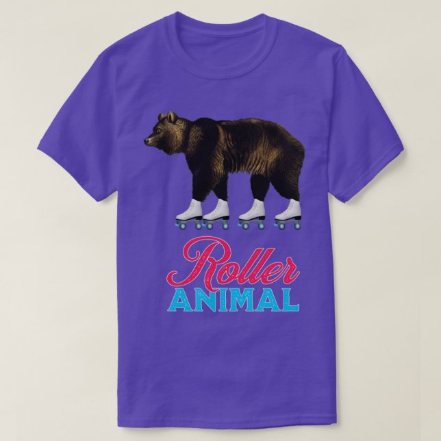 Roller Skaten Roller Girl Birthday Bear Gift1 T-Shirt (Design vorne)