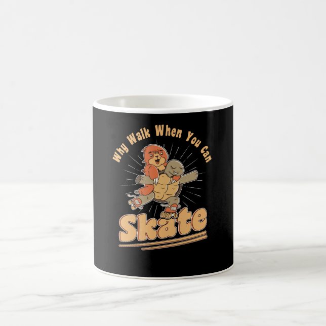 Roller Skaten Roller Skate Turtle Sloth Kaffeetasse (Mittel)