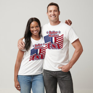 Roller Skaten USA T-Shirt