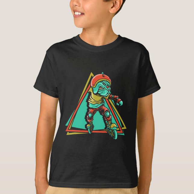 Roller Skater Inline Skaten T-Shirt (Vorderseite)