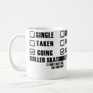 Roller Skater Lustig Single Gebunden Beim Roller S Kaffeetasse