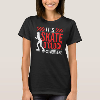 Roller-Skater-Outfit-Roller-Skate Grafikrollen T-Shirt
