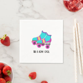 Roller Skates Serviette