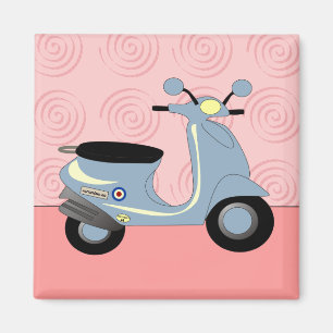 Roller-Trio-Rosa-Magnet Magnet