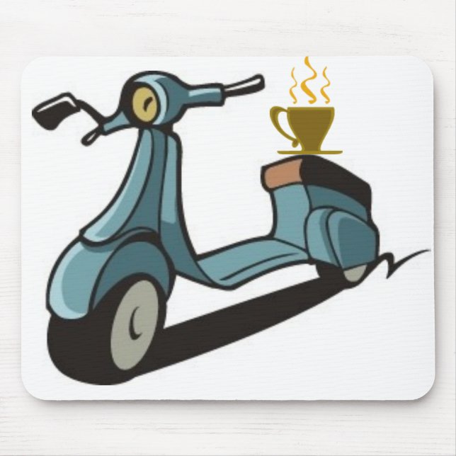 ROLLER UND KAFFEE MOUSPAD MOUSEPAD (Vorne)