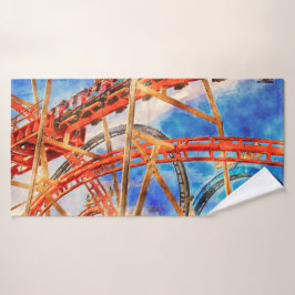 Roller Untersetzer Badetuch Set