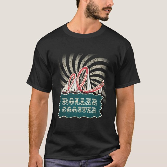 Roller-Untersetzer Cool Funny-modern Geschenk T-Shirt (Vorderseite)