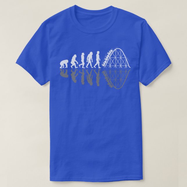 Roller Untersetzer Evolution Adrenaline Enthusiast T-Shirt (Design vorne)