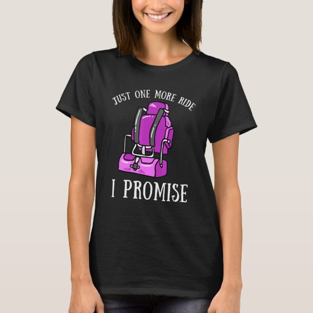 Roller Untersetzer Free Fall Tower - nur noch ein  T-Shirt (Vorderseite)