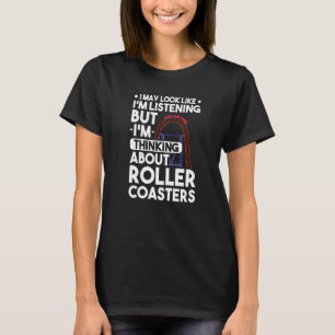 Roller Untersetzer Girl Amusement Park Roller Unte T-Shirt