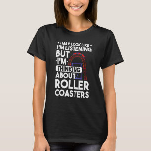 Roller Untersetzer Girl Amusement Park Roller Unte T-Shirt