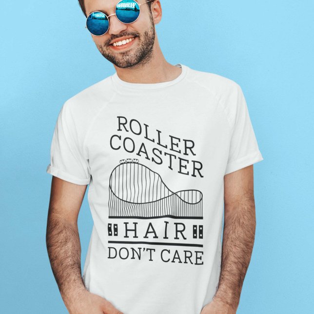 Roller Untersetzer Hair T-Shirt (roller coaster hair shirt)