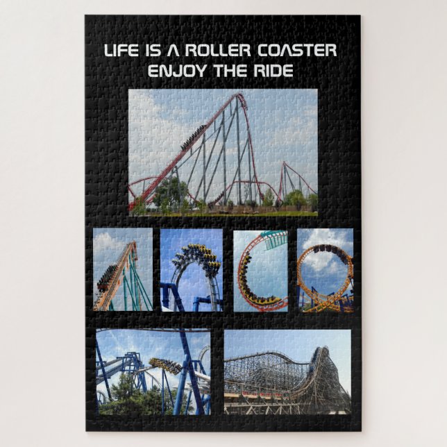 Roller Untersetzer Ride Poster Jigsaw Puzzle (Vertikal)