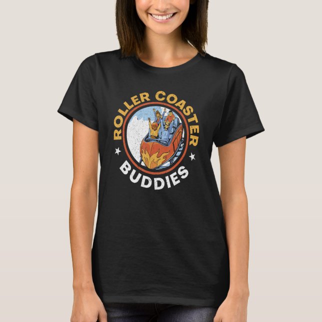 Roller-Untersetzer Rollercoaster Amussur T-Shirt (Vorderseite)